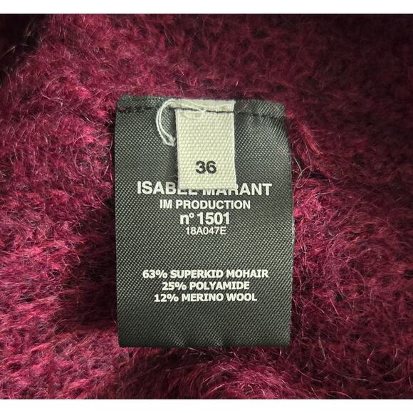 Etoile Isabel Marant Sweater Size 36
Wine Color Pre-loved - Picture 11 of 11